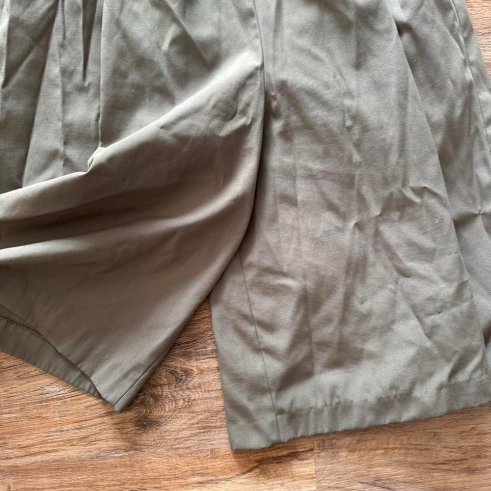 Vintage Army Green Romper - Picture 2 of 4